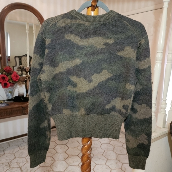Polo by Ralph Lauren Camouflage Sweater - Green and Brown - Picture 3 of 9
